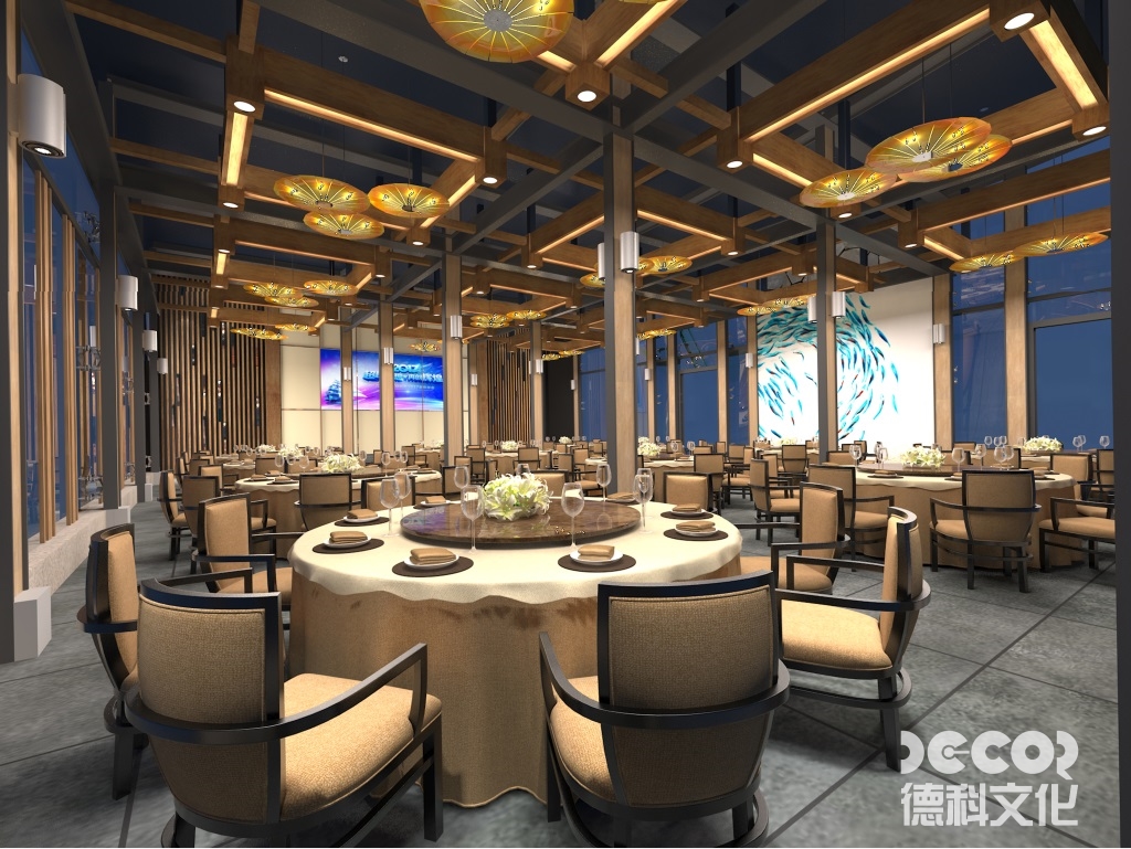 餐廳大廳設(shè)計(jì)效果圖