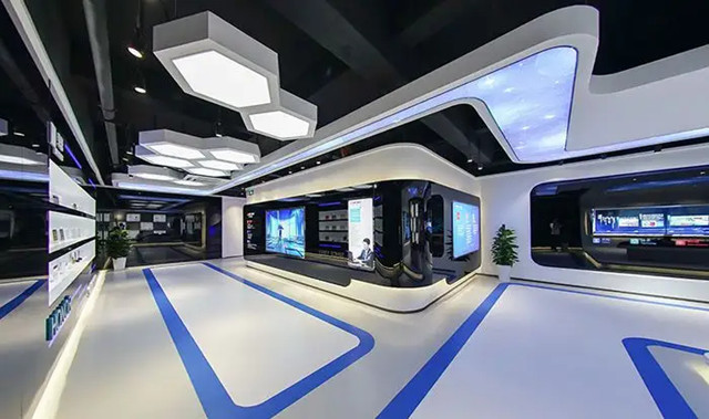 大型企業(yè)展廳設計是如何設計的