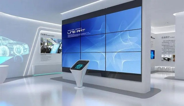 企業(yè)展廳設計之陳列方式