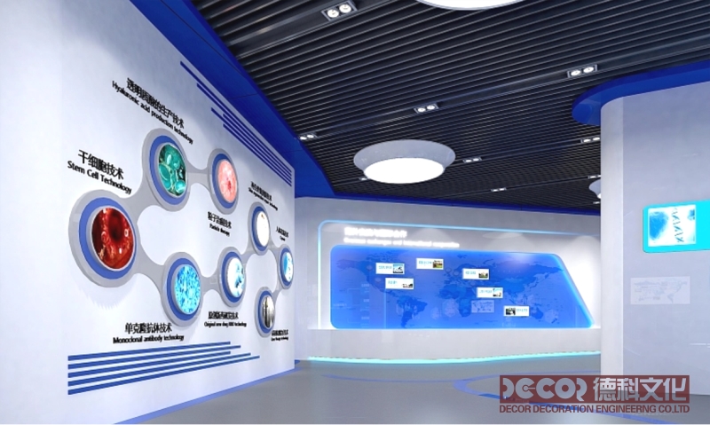 展館展廳設計中如何利用建筑形式和空間分區(qū)來展示不同主題？